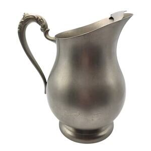 Vintage F B Rogers Provincetown Pewterlite Water Pitcher